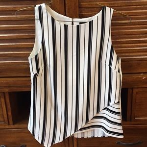 Cute white and black blouse